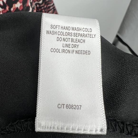 Just Taylor Women's Long Sleeve V-Neck Midi Dress Size 8 - Picture 9 of 9